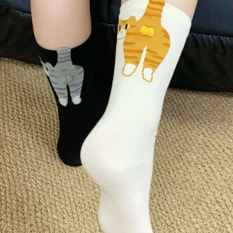 Funny Cat Balls Socks