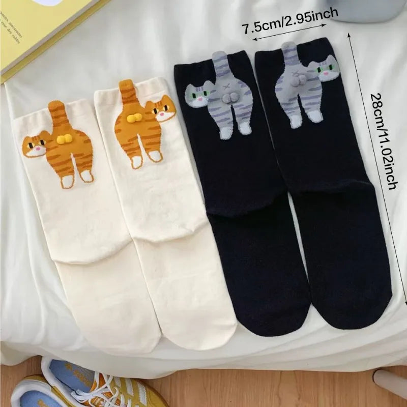Funny Cat Balls Socks