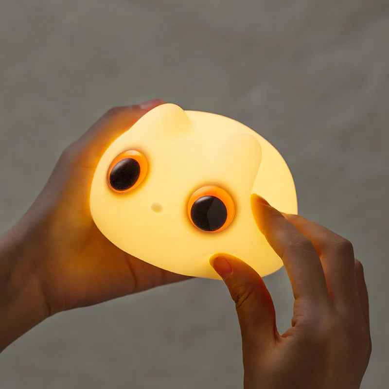 Cute Spooky Cat LED