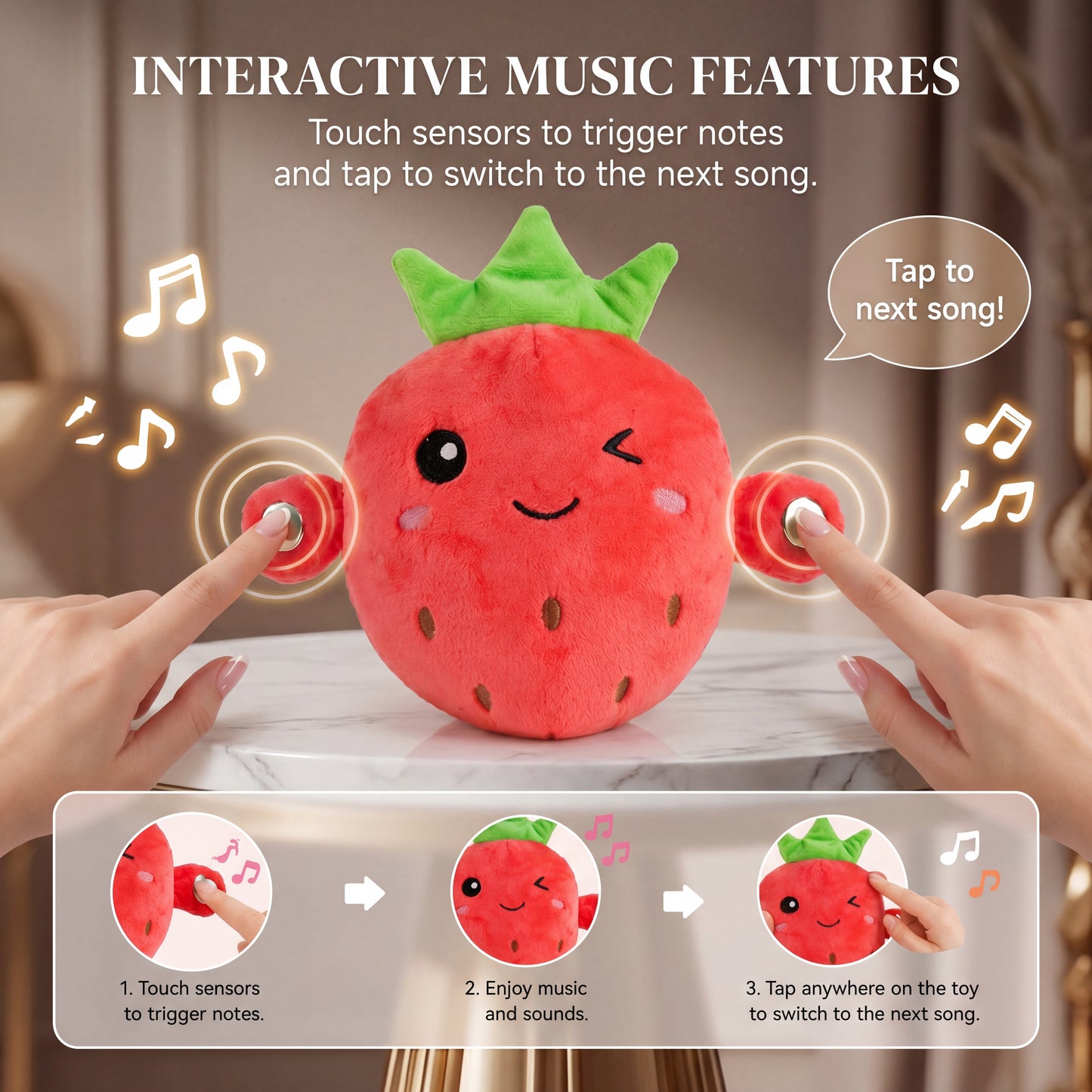 Interactive Singing Fruits