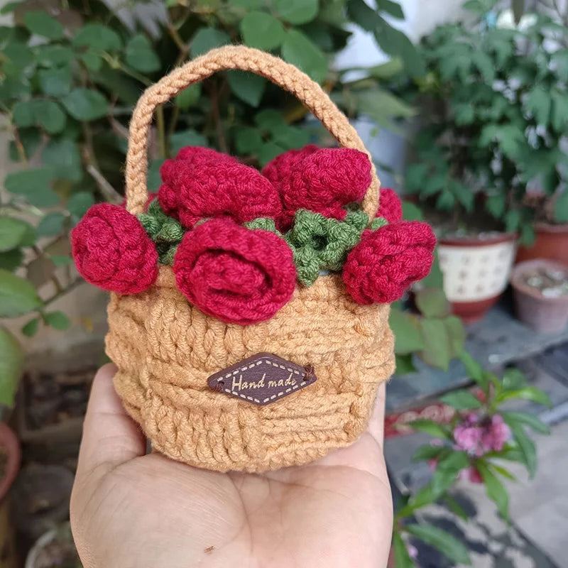 Floral Crochet Coasters
