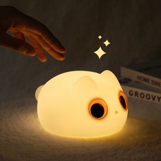 Cute Spooky Cat LED