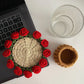 Floral Crochet Coasters