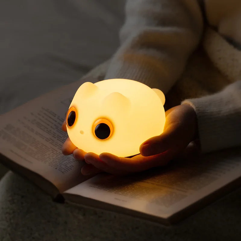 Cute Spooky Cat LED